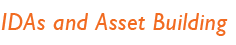 IDA's and Asset Building